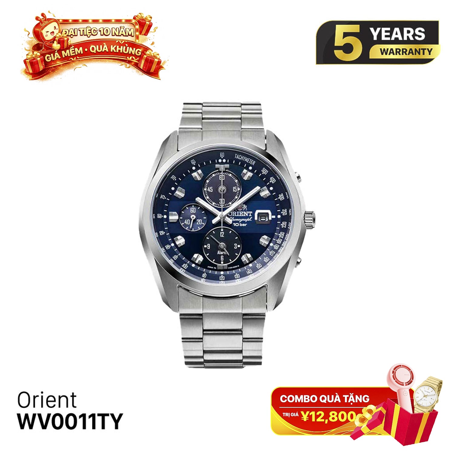 Jam Tangan Bertenaga Surya Orient Sports WV0011TY - Menerima Pesanan 