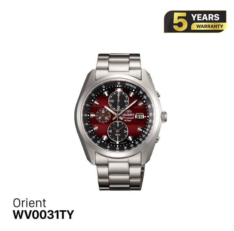 Jam Tangan Orient Chronograph WV0031TY Bertenaga Surya - Menerima Pesanan 