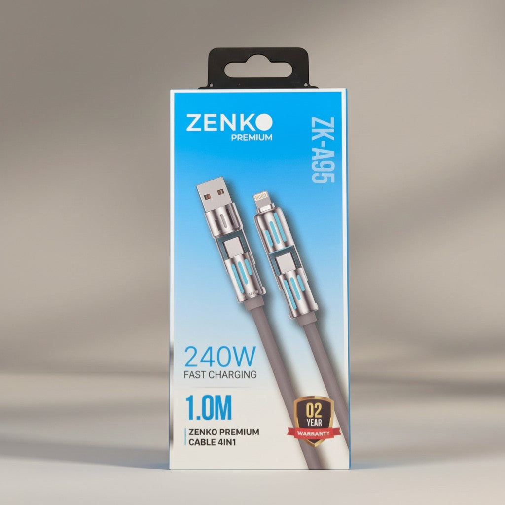 Kabel Pengisian Cepat Gerlax GD-63L 30W 1M Tipe-C ke Lightning 