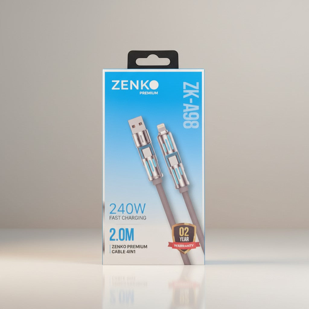 Kabel Pengisian Cepat Gerlax GD-63L 30W 1M Tipe-C ke Lightning 