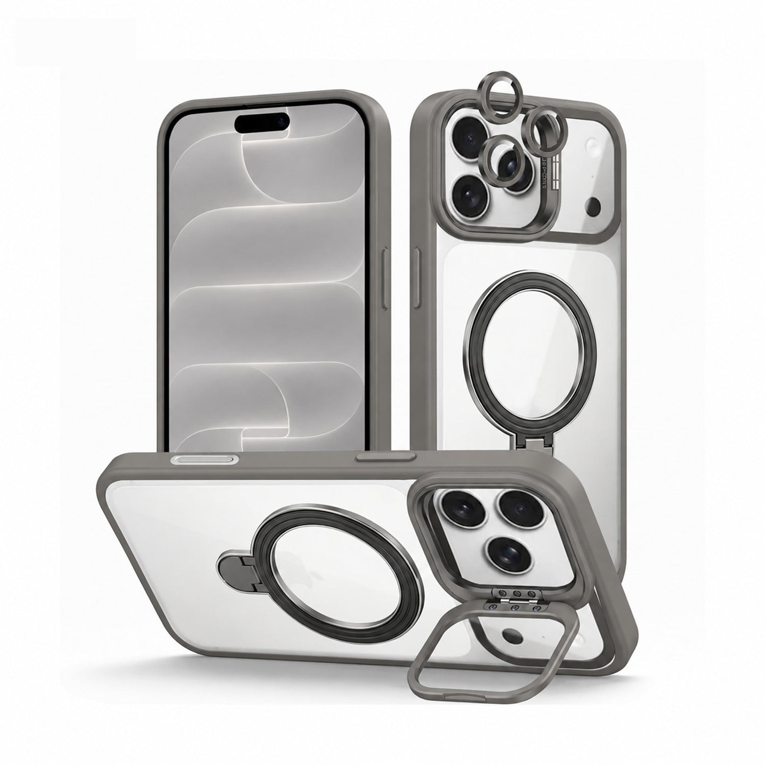 Casing Transparan MagSafe untuk iPhone 