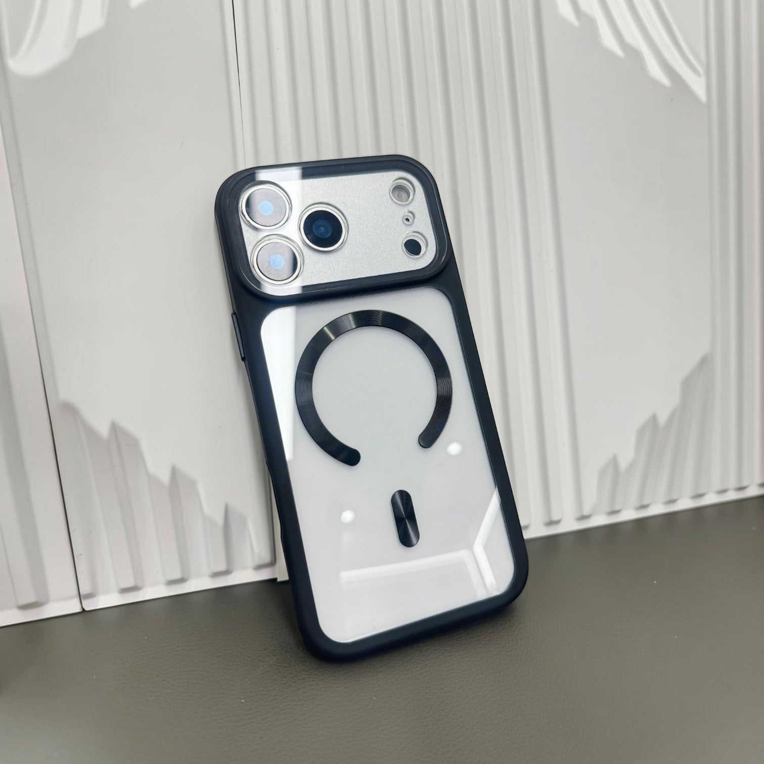 Casing Transparan MagSafe untuk iPhone 
