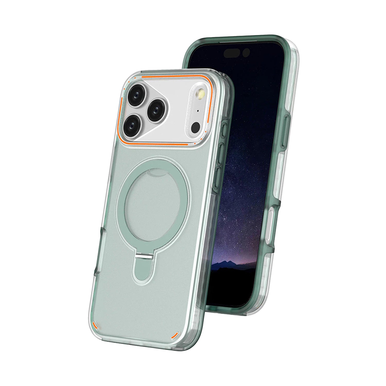 Casing Transparan MagSafe untuk iPhone 