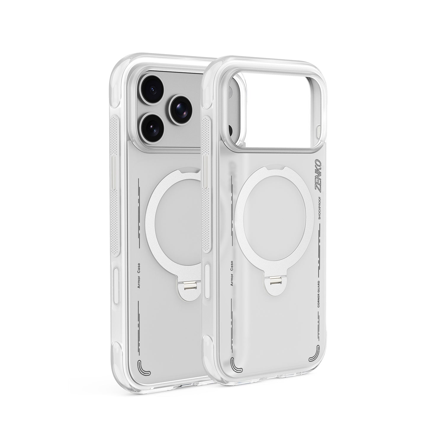Casing Transparan MagSafe untuk iPhone 