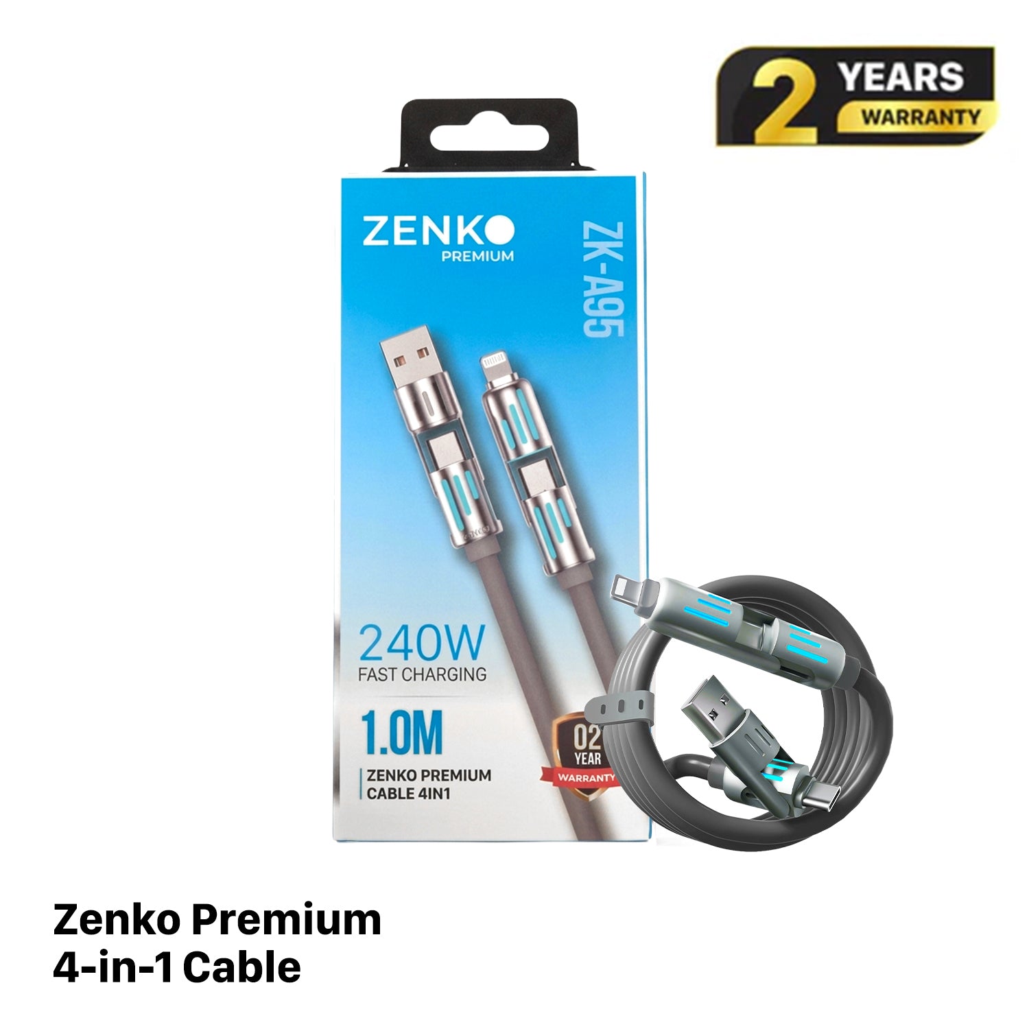 Kabel Pengisian Cepat Gerlax GD-63L 30W 1M Tipe-C ke Lightning 