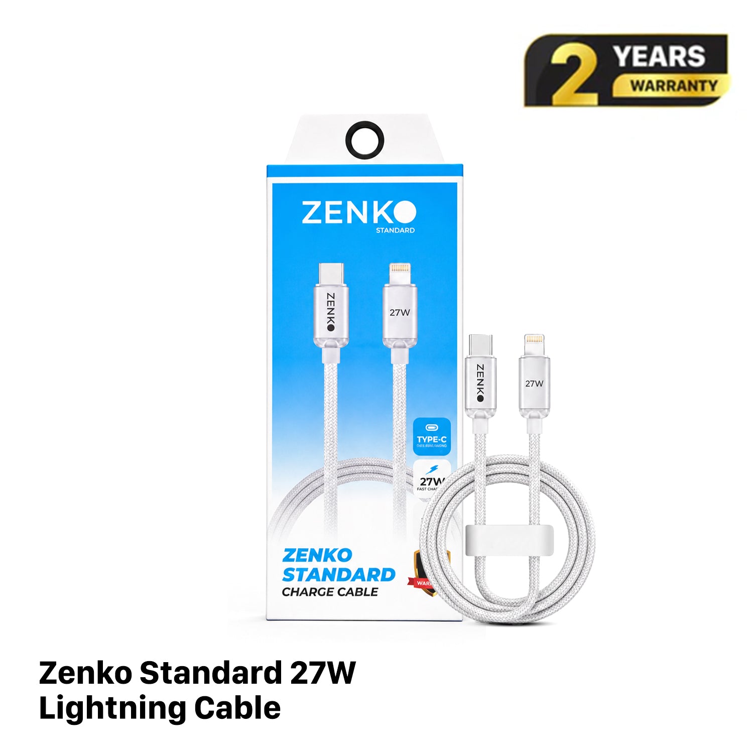 Kabel Pengisian Cepat Gerlax GD-63L 30W 1M Tipe-C ke Lightning 