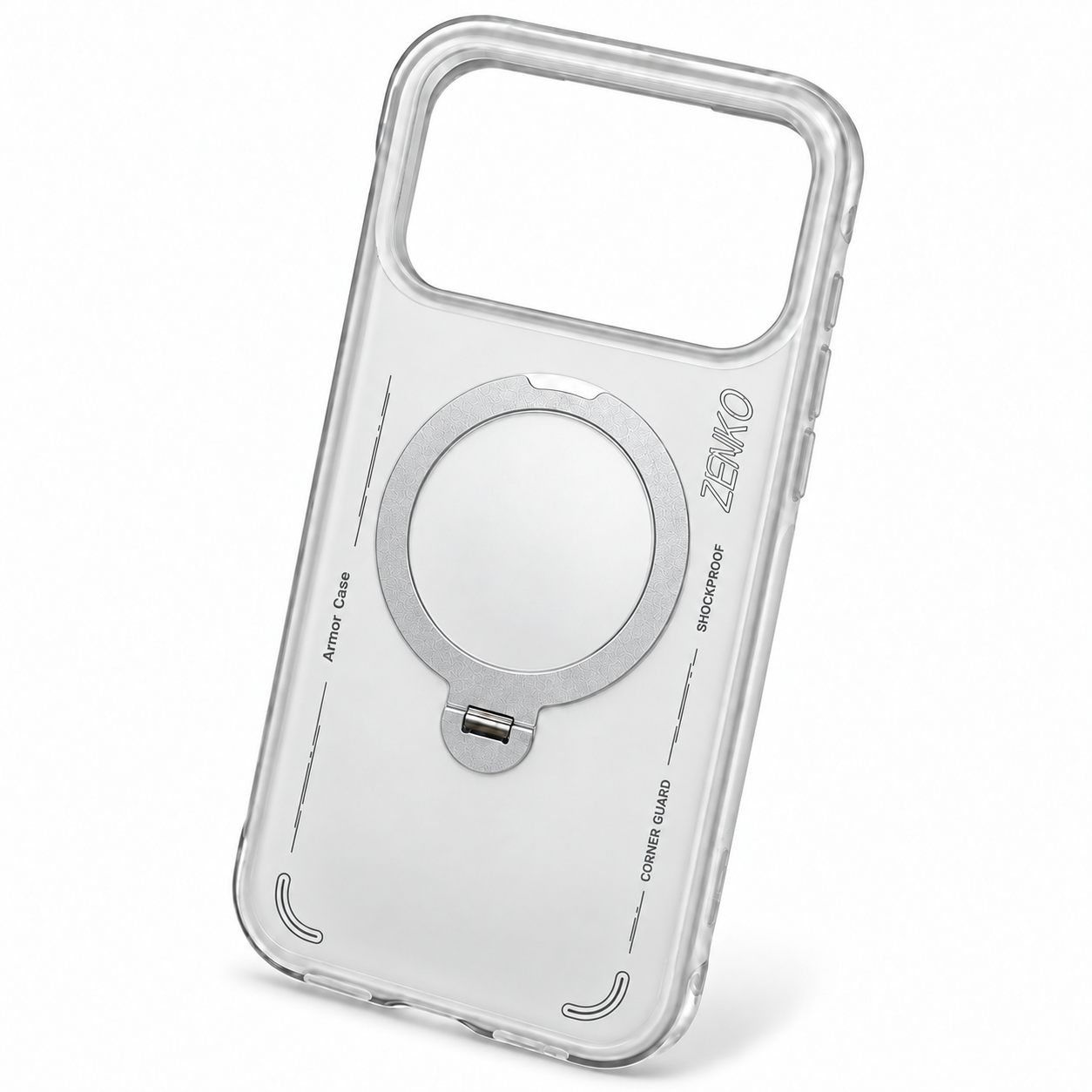Casing Transparan MagSafe untuk iPhone 