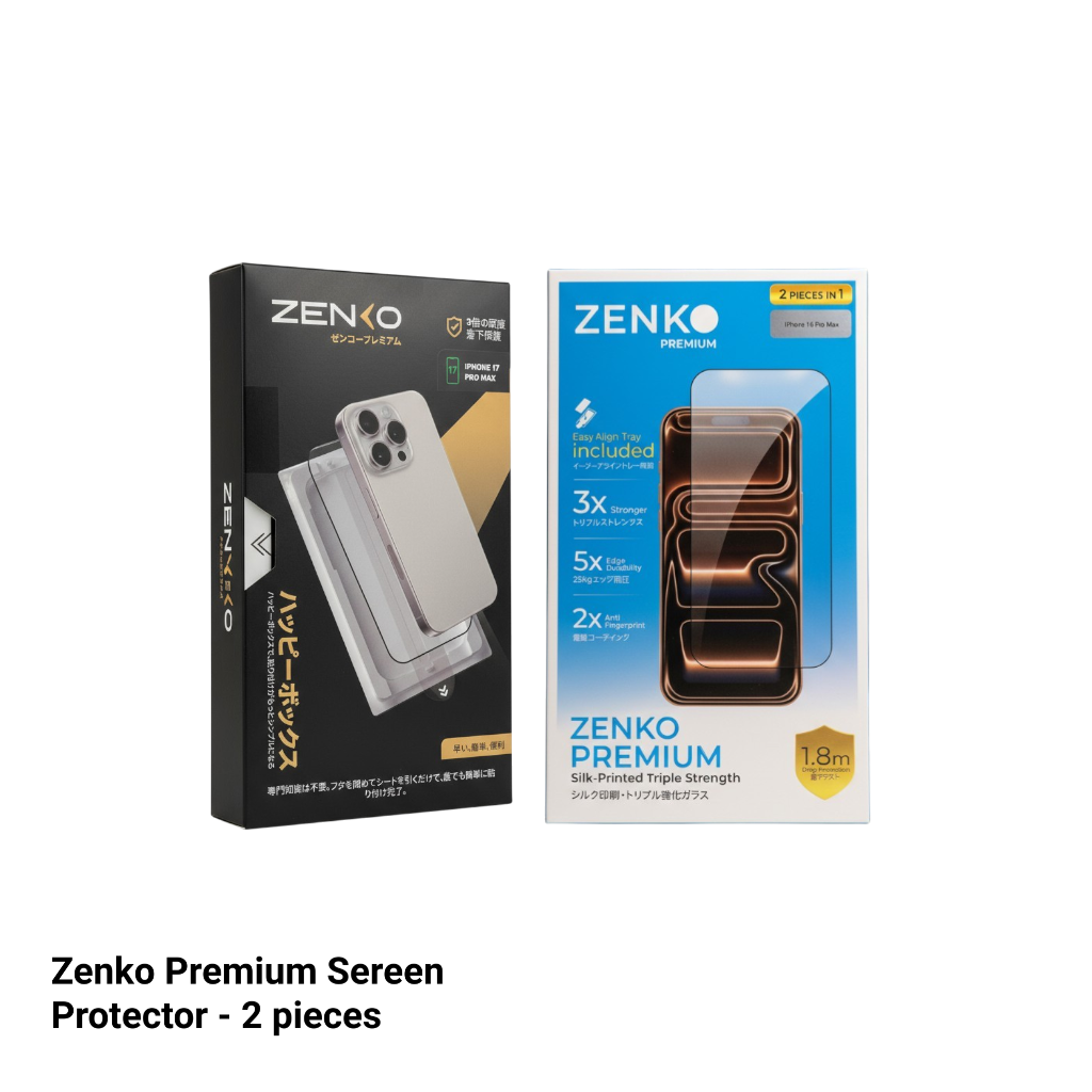 Kaca Tempered Ultra-Tangguh Zenko Premium untuk Privasi 180° 