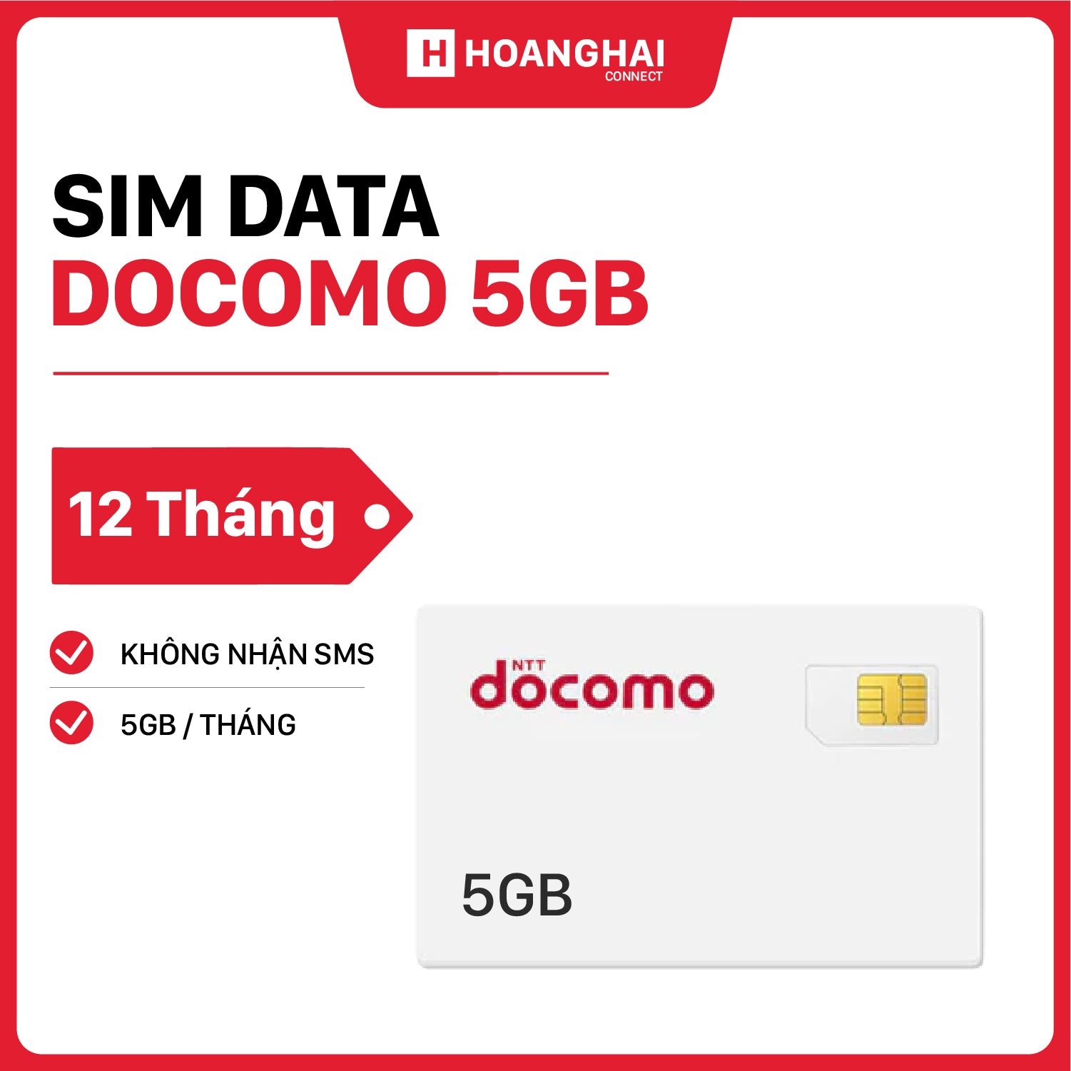 Kartu SIM Data Docomo 5GB - Habis Terjual 