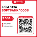 Data Softbank eSim 100GB, Harga 3.080¥ 