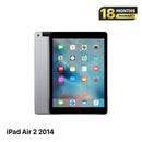 iPad Air 2 9.7" 32GB Silver Wifi 98% baterai 100% (lingkaran kamera belakang, bezel penyok, bintik tinta di layar) 