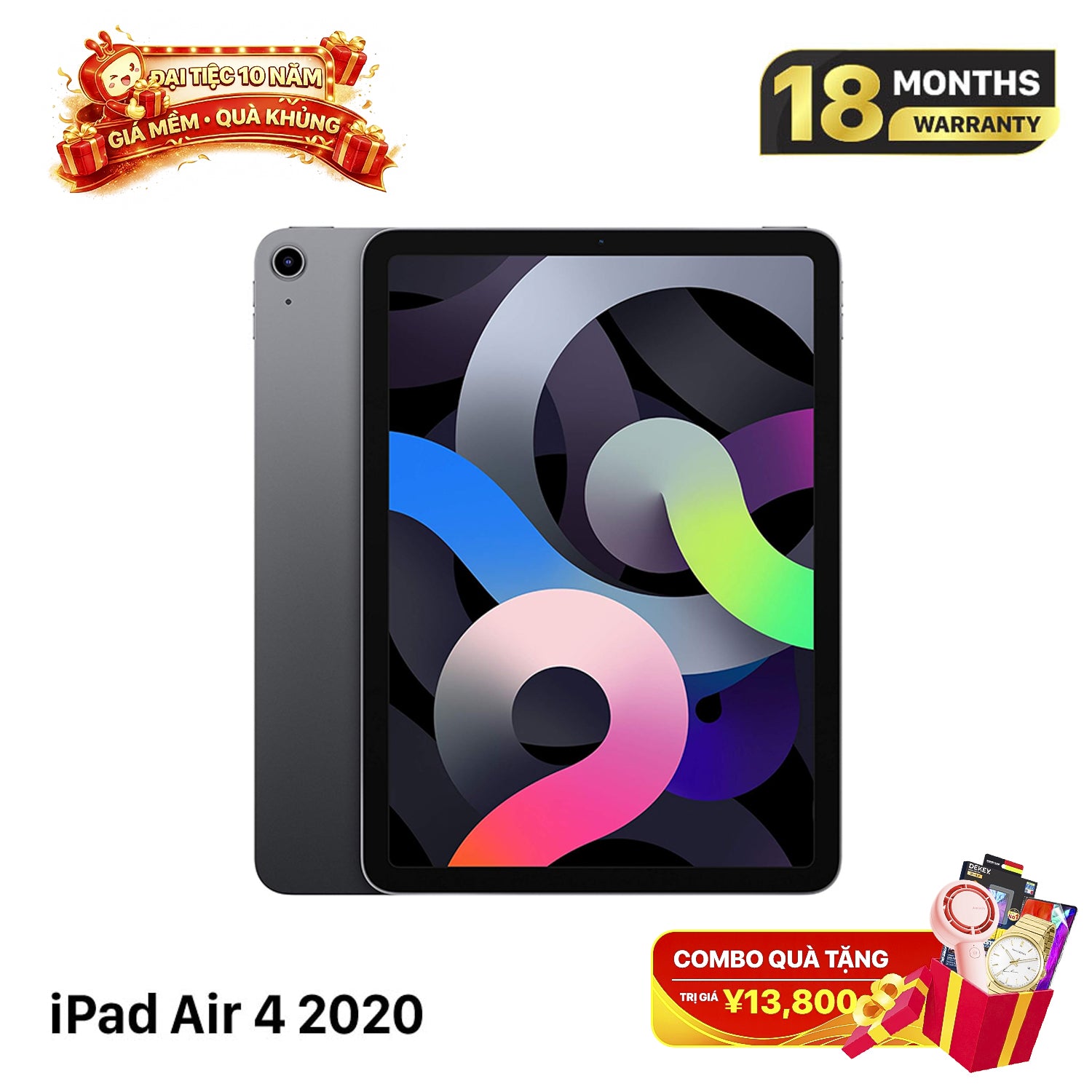 iPad Air 4 10,9 inci 64GB Biru Wifi 97% baterai 93% (Layar, bagian belakang, dan bezel tergores) 