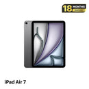 iPad Air 7 M3 13" 128GB Abu-abu Wifi Kondisi 99%, lengkap dengan kotak, baterai 100% (baru diisi daya 12 kali) 