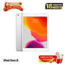 iPad Generasi ke-8 2020 10,2 inci 32GB Perak 4G + Wifi Baterai 98% (dari 80%) dari Australia (goresan di bagian belakang, goresan di tepi, debu di layar, penyok di tepi) 