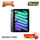 iPad Mini 7 8.3" 128GB Space Gray 5G + Wifi 100% Fullbox, baterai 100% dari SB (baru diisi daya sekali) 