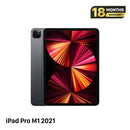 iPad Pro 2021 11 inci 128GB Perak 5G + Wifi Baterai 98% 92% Dari SB (layar tergores) - HH3204 