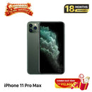 iPhone 11 Pro Max 256GB Hijau 97% baterai 91% Kode Garansi LL/A (baterai diganti, 1 noda, goresan layar, goresan bezel, perubahan warna bagian belakang) - HH5071 