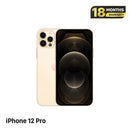 iPhone 12 Pro 128GB Emas, kondisi 98%, baterai 86%. Ponsel ini telah dibayar lunas untuk layanan jaringan dan berfungsi seperti produk Apple internasional. 
