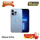 iPhone 13 Pro 128GB Biru, kondisi 98%, baterai 90%. Paket data seluler sudah lunas, berfungsi seperti perangkat Apple internasional (baterai sudah diganti, ada sedikit goresan 3 kali) - HH3449 