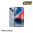 iPhone 14 Plus 256GB Biru, kondisi 98%, baterai 100%. Tagihan jaringan seluler sudah dibayar, berfungsi seperti perangkat Apple internasional (goresan pada bezel kamera, goresan pada layar, retak di bagian tepi, dll.) - HH4469 