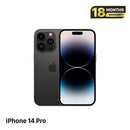 iPhone 14 Pro 128GB Hitam, kondisi 98%, baterai 85%. Paket data seluler sudah lunas, berfungsi seperti perangkat Apple internasional (noda kecil 0,5x/3x, goresan di tepi) - HH2767