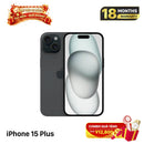 iPhone 15 Plus 128GB Hitam, baterai 98%, kondisi baterai 89%, versi Apple Internasional (terdapat goresan pada bezel dan lensa kamera) - HH6569 