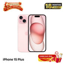 iPhone 15 Plus 128GB Hitam, baterai 98%, kondisi baterai 89%, versi Apple Internasional (terdapat goresan pada bezel dan lensa kamera) - HH6569 