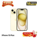 iPhone 15 Plus 128GB Hitam, baterai 98%, kondisi baterai 89%, versi Apple Internasional (terdapat goresan pada bezel dan lensa kamera) - HH6569 