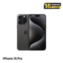 iPhone 15 Pro 128GB Hitam Titanium 98% baterai 85% Apple Internasional (0,5x cacat) - HH9517