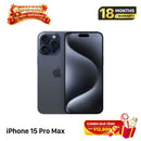 iPhone 15 Pro Max 256GB Biru Titanium 98% baterai 86% Versi Apple Internasional (noda 0,5x, bezel tergores parah) - HH6781