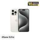 iPhone 15 Pro 128GB Putih 98% Baterai 85% Apple Internasional (3x cacat) - HH6080 