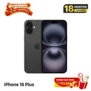 iPhone 16 Plus 256GB Biru, baterai 98%, versi Apple Internasional - tombol kamera tergores - HH2595 