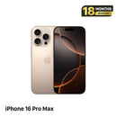iPhone 16 Pro Max 256GB Desert Titanium 98% baterai 87% Internasional Apple - HH1640
