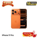 iPhone 17 Pro baru, masih dalam kotak, tagihan jaringan sudah lunas, berfungsi seperti produk Apple internasional. 