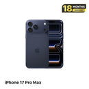 iPhone 17 Pro Max 256GB Deep Blue 100% Fullbox Versi Internasional dari RKT (Tidak kompatibel dengan kartu SIM RKT) - HH3847 