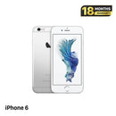 iPhone 6 16GB Silver, kondisi 98%, baterai 100%. Paket data seluler sudah lunas, berfungsi seperti perangkat Apple internasional (baterai sudah diganti) - HH1598