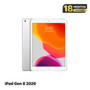 iPad Generasi ke-8 2020 10,2 inci 32GB Perak 4G + Wifi Baterai 98% (dari 80%) dari Australia (goresan di bagian belakang, goresan di tepi, debu di layar, penyok di tepi) 