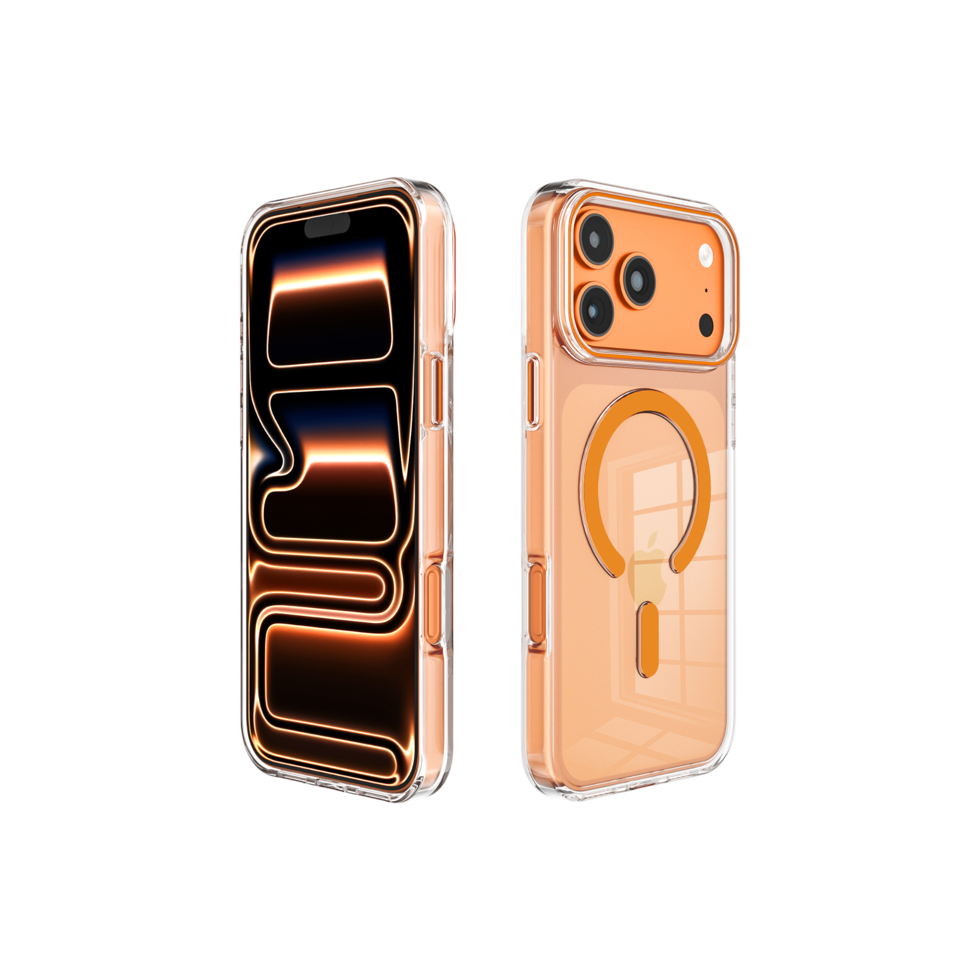 Casing Transparan MagSafe untuk iPhone 