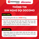 Kartu SIM Docomo dengan 10GB data dan panggilan | 7 bulan (09/2026) 