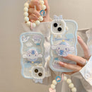 Casing Ponsel HHPK50 Cinamoroll dengan Tepi Bergelombang 