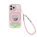 Casing Ponsel HHPK48 dengan Finishing Mengkilap Motif Tulip 