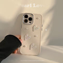 Casing Ponsel HHPK09 dengan Hiasan Mutiara 3D 