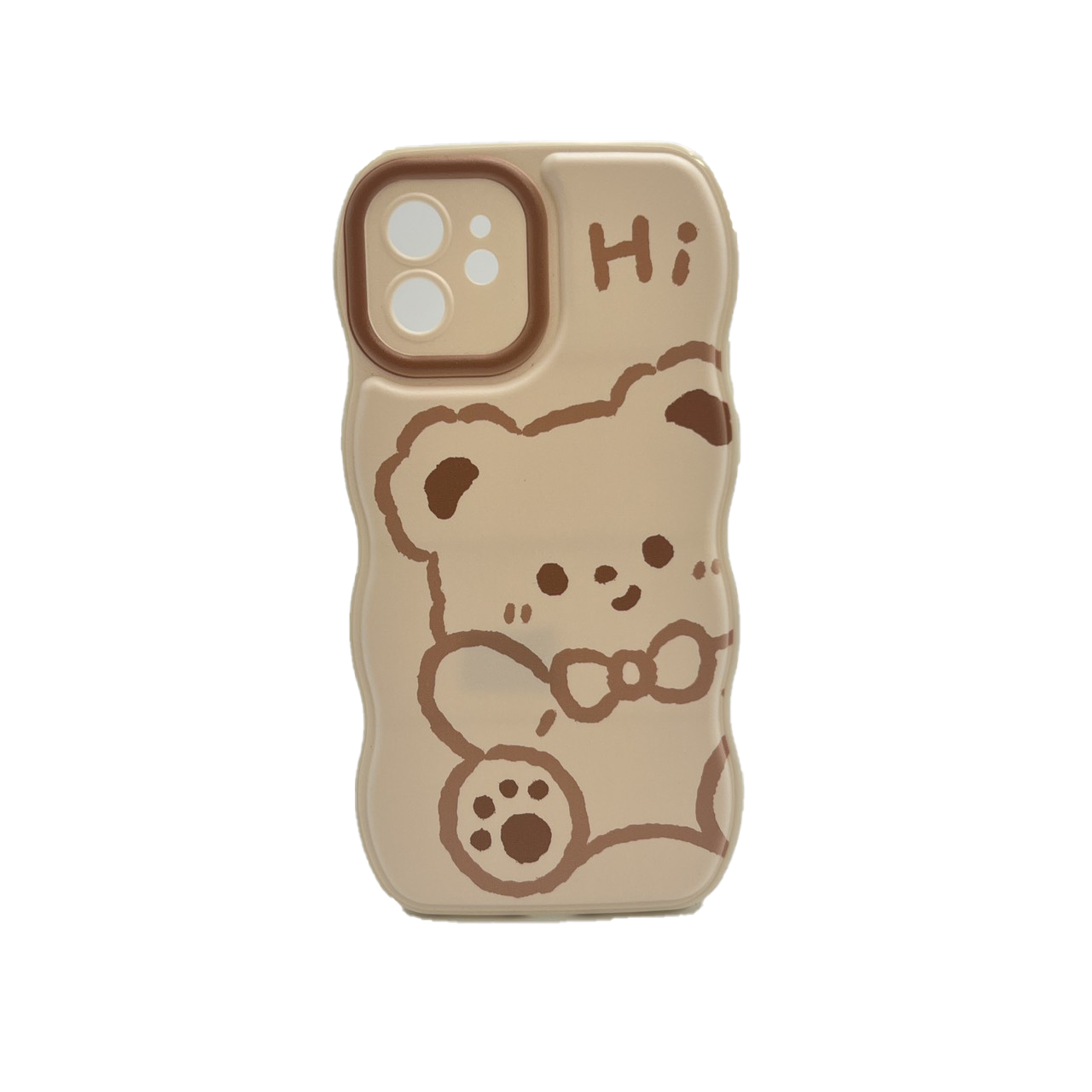 Casing ponsel HHPK08 dengan motif beruang 