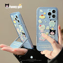 Casing Ponsel Motif Kartun HHPK25 dengan Stand 