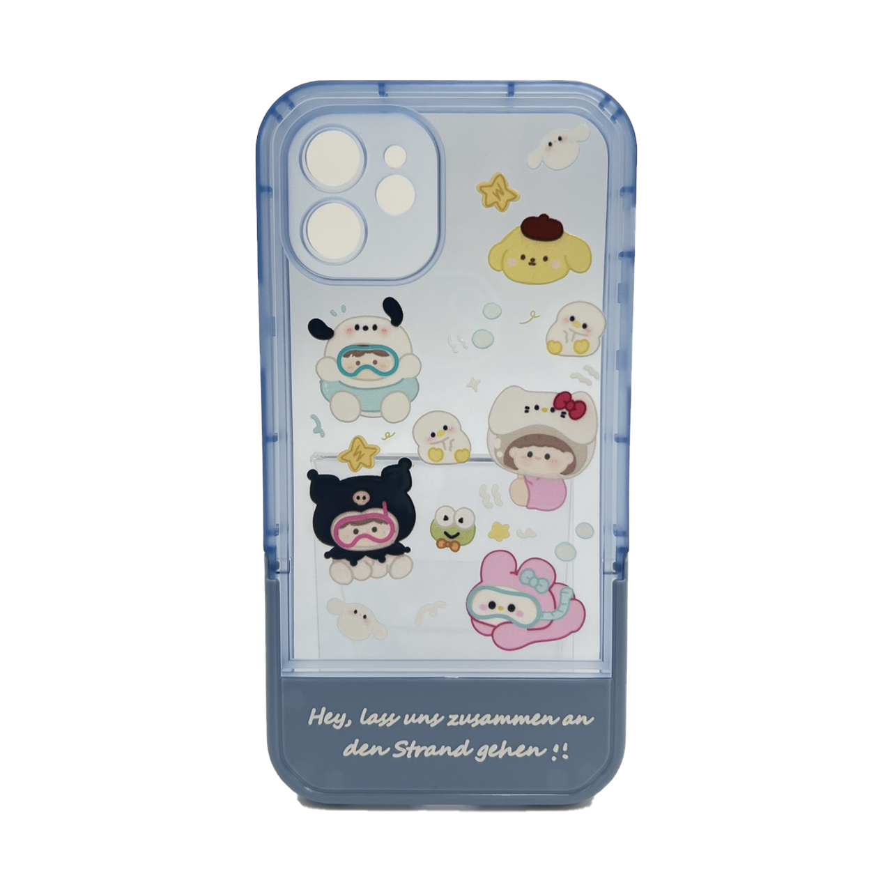 Casing Ponsel Motif Kartun HHPK25 dengan Stand 