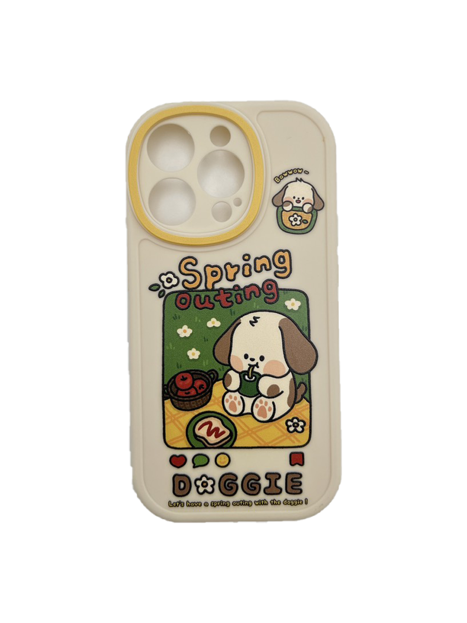 HHPK35 Casing Ponsel Anjing Lucu 