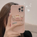 Casing Ponsel 3D HHPK28 Warna Pink 