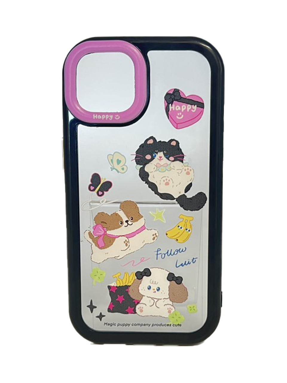HHPK01 Casing Ponsel Hewan Kartun 