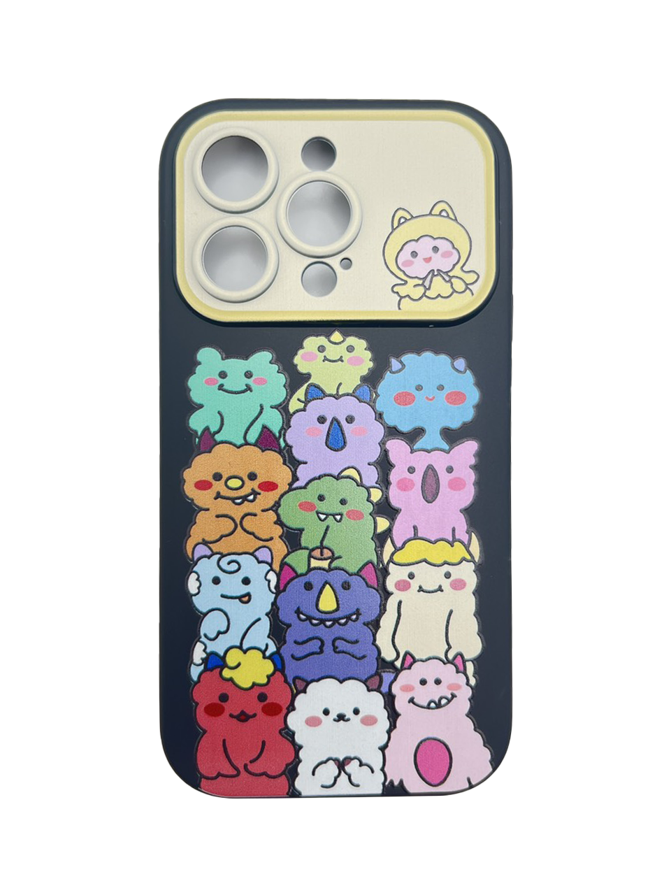 HHPK20 Casing Ponsel Motif Monster Kecil yang Lucu 