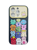 HHPK20 Casing Ponsel Motif Monster Kecil yang Lucu 